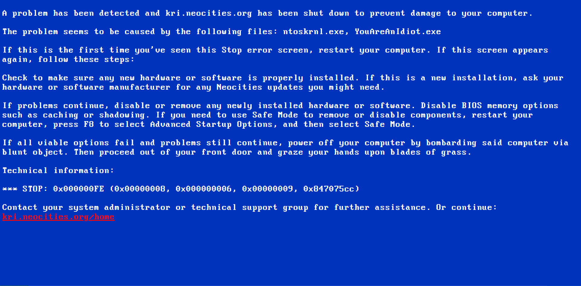 Kri's Old BSoD